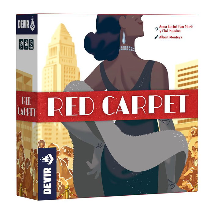 Devir Jeu de société Red Carpet - Photographie en temps réel - Hollywood années 50 - 2 à 4 joueurs - dès 8 ans Devir Jeu de société Red Carpet - Photographie en temps réel - Hollywood années 50 - 2 à 4 joueurs - dès 8 ans