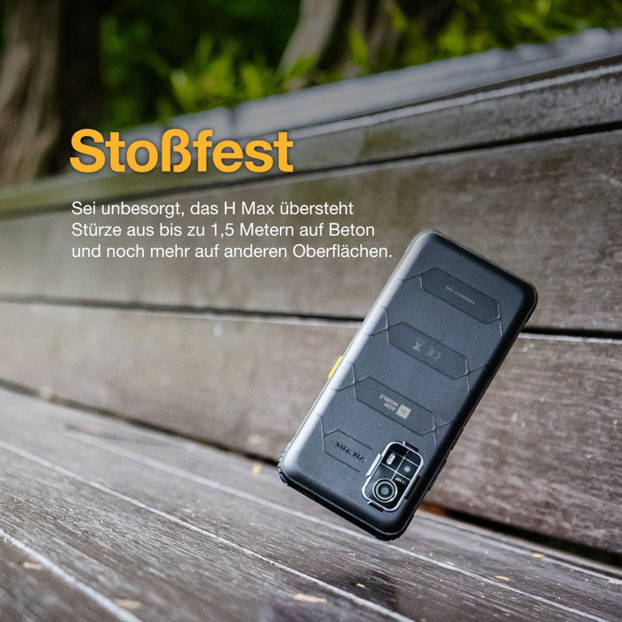 Agm AGM H MAX Smartphone Robuste 4G Noir 8GB/256GB