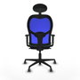 Piqueras y Crespo Chaise de Bureau avec Appui-tête 1D036G1 Vert émeraude