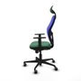 Piqueras y Crespo Chaise de Bureau avec Appui-tête 1D036G1 Vert émeraude
