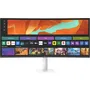LG 34U601SA-W - Écran PC incurvé 34 pouces Smart - WQHD 3440 x 1440 - Dalle VA - 100Hz - 5ms - Connecté multimédia