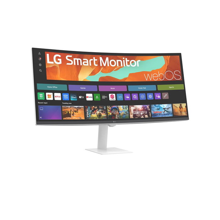 LG 34U601SA-W Écran PC gamer incurvé 34 pouces WQHD Blanc