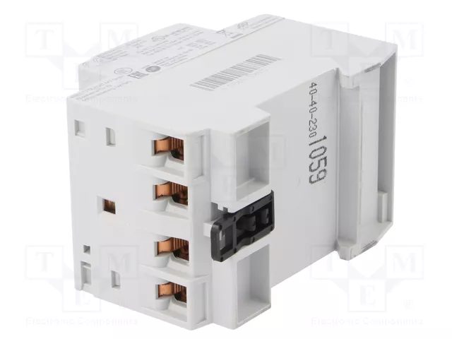ABB ESB Contacteur 4 pôles 40A NO x4 230VAC/VDC ABB ESB Contacteur 4 pôles 40A NO x4 230VAC/VDC