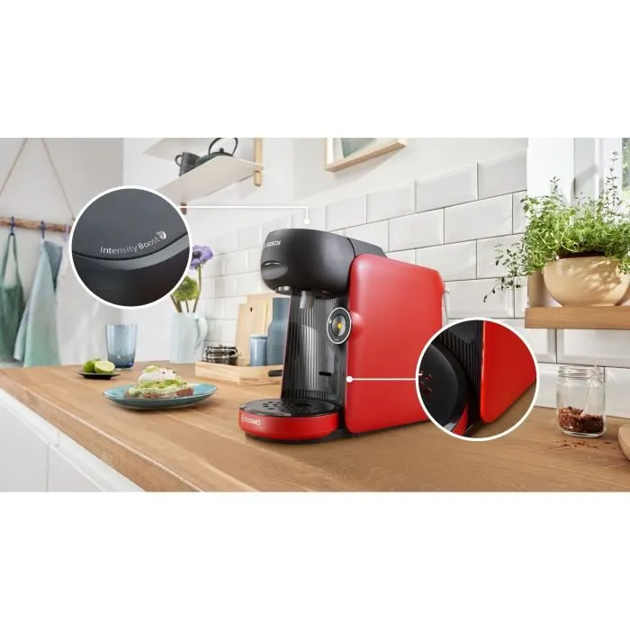 Bosch Tassimo TAS163E T16 Finesse Rouge et Noir