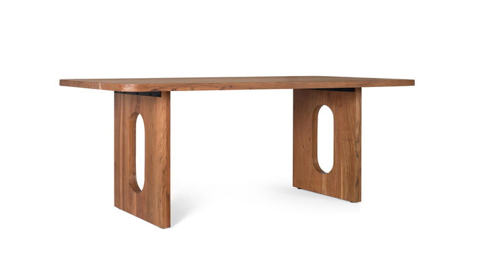 GINER Y COLOMER Table de salle à manger rectangulaire en bois d'acacia massif naturel - 200 x 100 x 76 cm, avec pieds anti-dérapants, nécessite assemblage GINER Y COLOMER Table de salle à manger rectangulaire en bois d'acacia massif naturel - 200 x 100 x 76 cm, avec pieds anti-dérapants, nécessite assemblage
