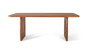 GINER Y COLOMER Table de salle à manger rectangulaire en bois d'acacia massif naturel - 200 x 100 x 76 cm, avec pieds anti-dérapants, nécessite assemblage