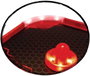 Ociotrends Fire & Ice Airhockey avec lumières LED