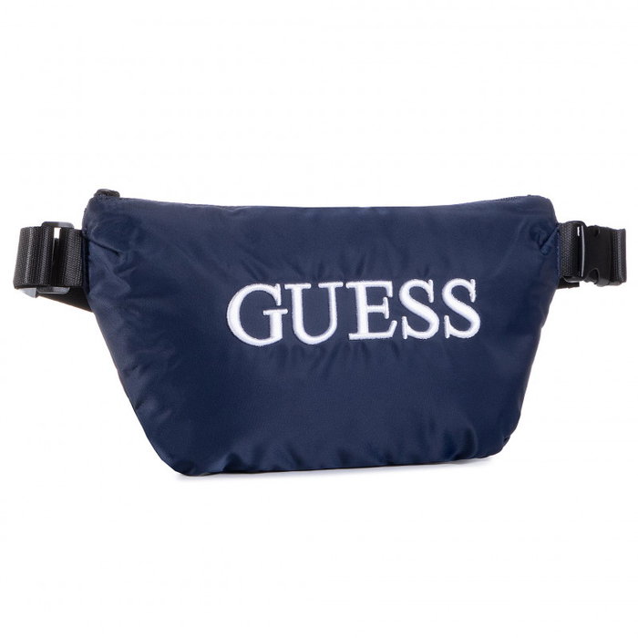 Guess Quatro - Banane en tissu pour homme - Bleu - Dimensions: 19/28,5 x 17 x 4 cm Guess Quatro - Banane en tissu pour homme - Bleu - Dimensions: 19/28,5 x 17 x 4 cm