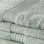 TODAY Lot de 5 draps de bain Essential Céladon 70x130 cm