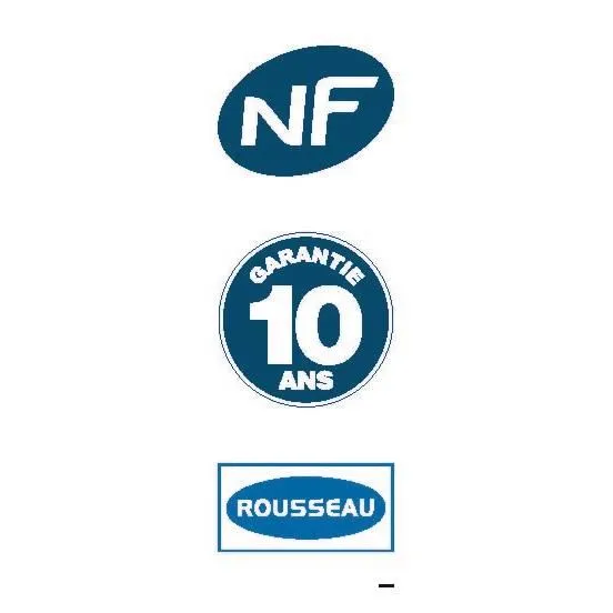 Rousseau - Mitigeur de bain et douche monotrou chromé - Certification NF - Garantie 10 ans - Fabriqué en laiton poli