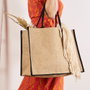 Entre Temps Sac en jute 42x19x33 cm