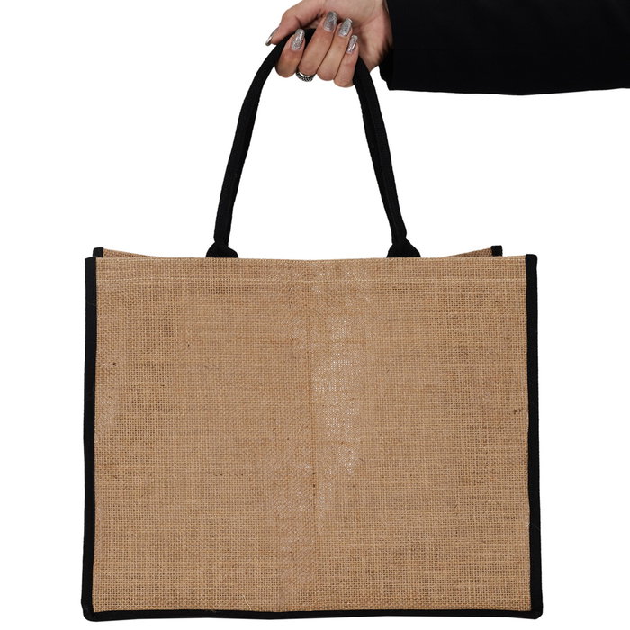 Entre Temps Sac en jute 42x19x33 cm