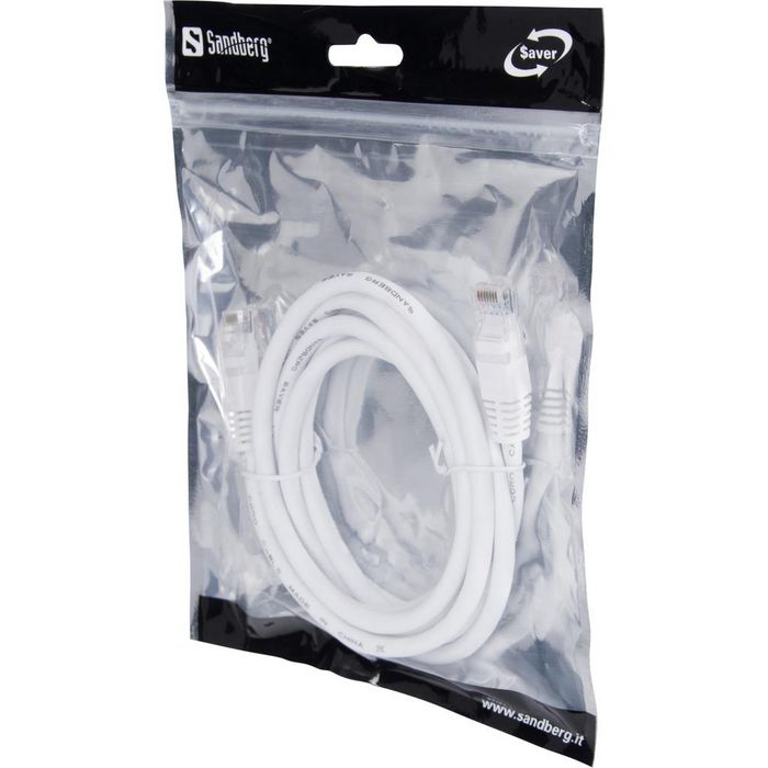 Sandberg Câble réseau RJ45 UTP Cat6 2 mètres SAVER Sandberg Câble réseau RJ45 UTP Cat6 2 mètres SAVER