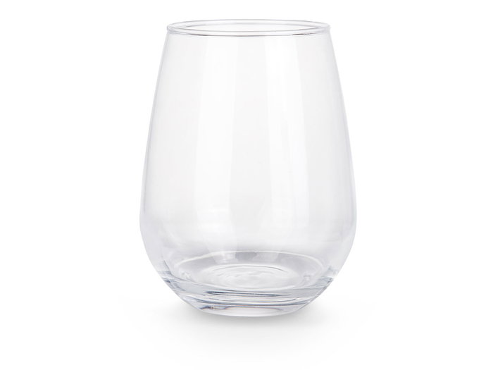 Vivalto Verre à pied base large 480 ml verre transparent 8,5x11,5x8,5 cm (Set de 24)
