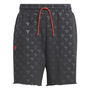 Short de Sport pour Homme Adidas Trae Allover Print Gris