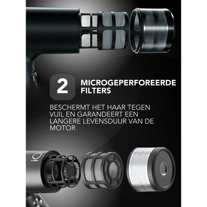 Gama Professional PH6080BK Sèche-cheveux Noir 1600 W