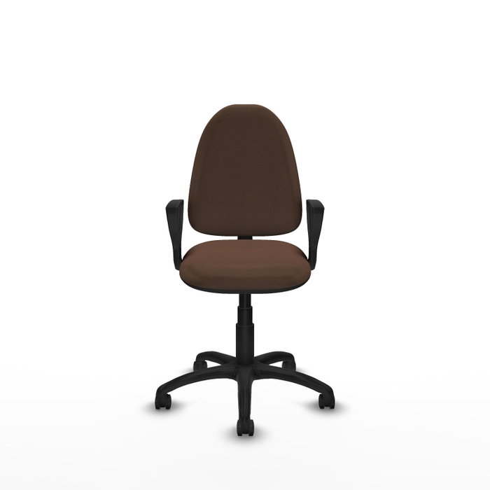 PIQUERAS Y CRESPO Chaise de bureau Aýna, Brun foncé