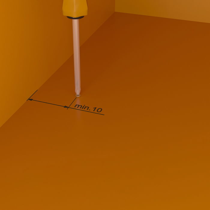 Emuca Lot de 2 rails de penderie Luxe de 1,15 m de long avec supports, Aluminium et Plastique, Peint en noir texturé