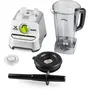DOMO Blender XPOWER DO747BL - Mixeur 1500 W 2 L, Vitesse variable, 6 Lames, 45000 tours/min, pour Smoothies, Glace pilée, Soupes - Gris