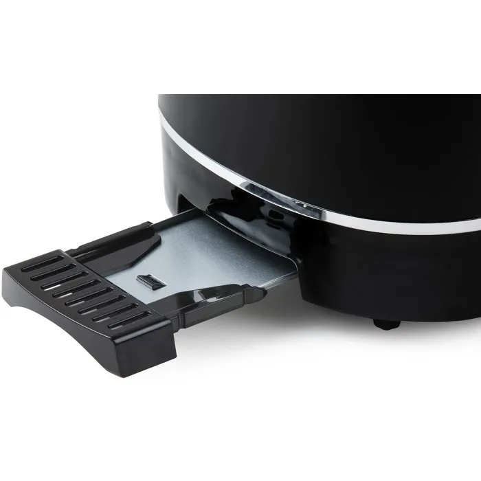 Domo DO963T Grille-pain électrique 800W 2 fentes Noir avec fonctions décongélation et réchauffage