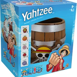 Winning Moves - Jeu de société Yahtzee One Piece, édition spéciale Hasbro - À partir de 8 ans