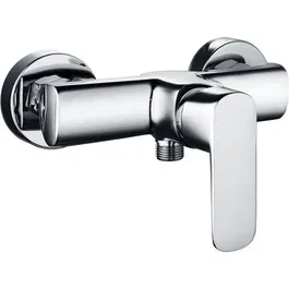 Edouard Rousseau Robinet Mitigeur Mécanique Douche Dunedin Chrome - Perçage 2 Trou, Poignée Métal, Corps Laiton, Garantie 5 Ans