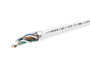 Lanview Câble réseau Cat6 F-UTP 4 paires 23 AWG cuivre, 305 mètres, blanc, gaine LSZH, pour câblage structure