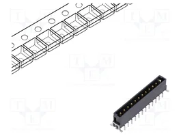 HARTING Connecteur PCB à PCB har-flex® Power 12 broches mâle