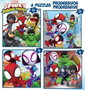 EDUCA Coffret de 4 Puzzles Spidey & ses amis incroyables