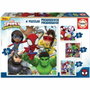EDUCA Coffret de 4 Puzzles Spidey & ses amis incroyables
