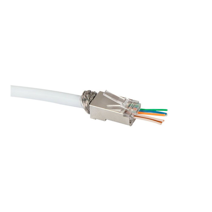 Logilink Lot de 50 connecteurs modulaires RJ45 Cat.6 STP