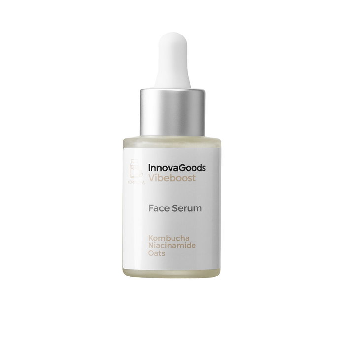 Pack masseur facial raffermissant avec LED, EMS et chaleur et sérum facial kombucha Vibeboost 30 ml InnovaGoods