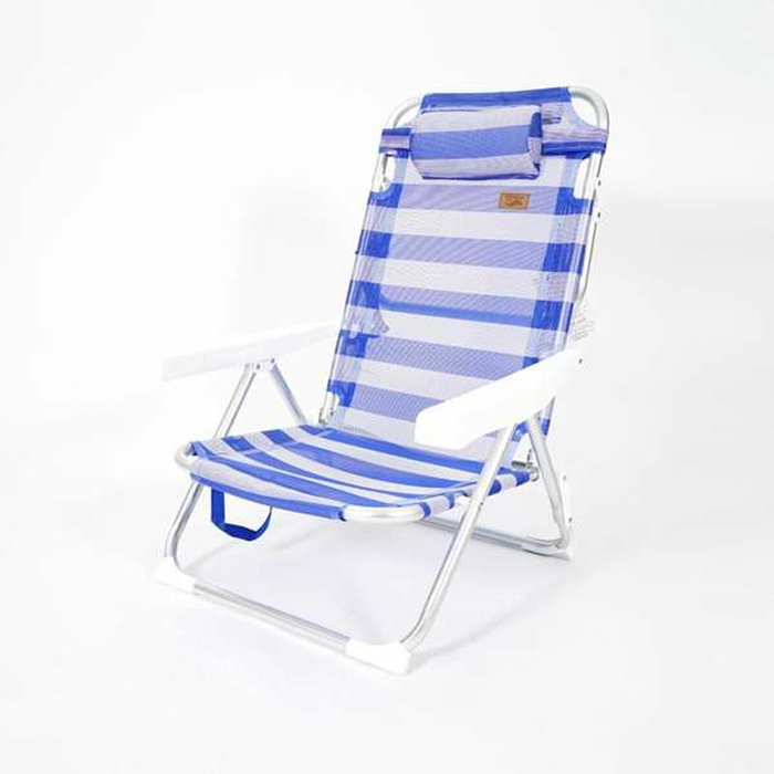 Chaise de Plage Ociotrends Bleu 60 x 50 x 82 cm