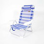 Chaise de Plage Ociotrends Bleu 60 x 50 x 82 cm