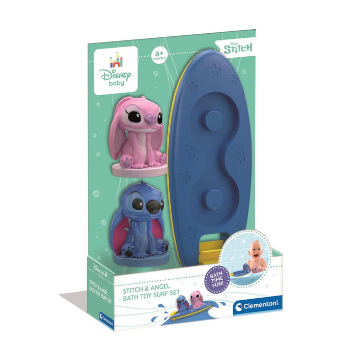 Clementoni Coffret Surfeur Stitch/Angel - Jouet de bain