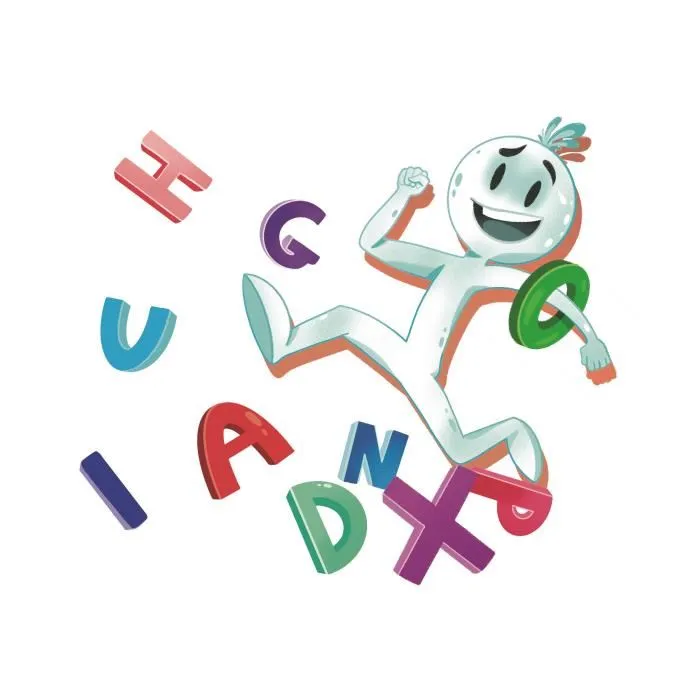 Clementoni - Jeu de Société Le Pendu - Jeu Éducatif - 2 Modes de Jeu - Inclut Jetons-Lettres et Puzzle - À Partir de 6 Ans - 2 Joueurs et Plus