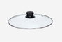 KINVARA Tapa Cristal Filo Plata 26 cm de couleur Transparente-Plata