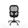 Piqueras y Crespo Chaise de Bureau 2D036G0 Gris Brun foncé