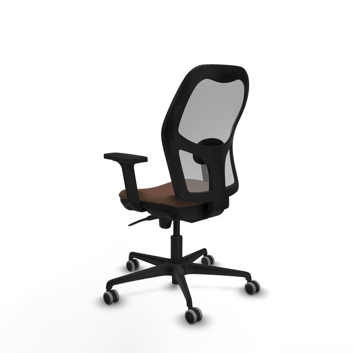 Piqueras y Crespo Chaise de Bureau 2D036G0 Gris Brun foncé
