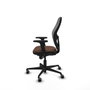 Piqueras y Crespo Chaise de Bureau 2D036G0 Gris Brun foncé