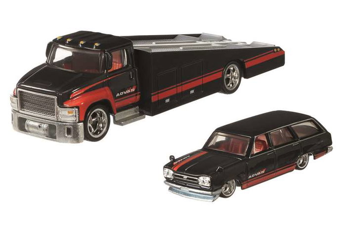Mattel Hot Wheels - Camion de transport d'équipe - Modèles assortis - Jouet pour enfant dès 3 ans