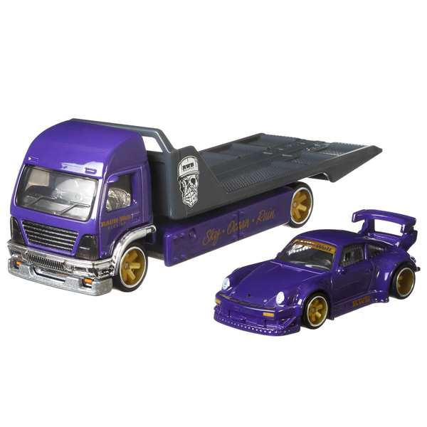 Mattel Hot Wheels - Camion de transport d'équipe - Modèles assortis - Jouet pour enfant dès 3 ans