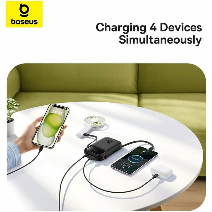 Powerbank Baseus P10055008113-00 Noir 10000 mAh Powerbank Baseus P10055008113-00 Noir 10000 mAh