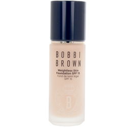 Bobbi Brown Fond de teint WEIGHTLESS SKIN SPF15 Cool Beige 30 ml - Longue tenue, aspect mat naturel, hydratation et contrôle du sébum