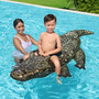 Bestway 41478 Figurine Gonflable Crocodile avec Poignées 193x94 cm +3 Ans Plage et Piscine