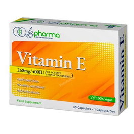 LB PHARMA Vitamine E - 30 Capsules - Complément alimentaire