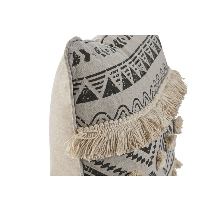 Home ESPRIT Coussin Boho Blanc Noir 45 x 8 x 45 cm Home ESPRIT Coussin Boho Blanc Noir 45 x 8 x 45 cm