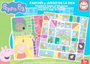 Educa Peppa Pig - Jeu de Parchís et de l'Oie, jeu de société pour enfants à partir de 3 ans, langues de la boîte: espagnol, anglais, français, portugais