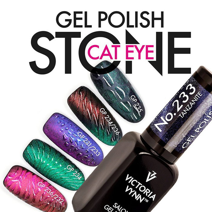 Victoria Vynn Gel Polish Stone Cat Eye Tanzanite 233 8ml Victoria Vynn Gel Polish Stone Cat Eye Tanzanite 233 8ml
