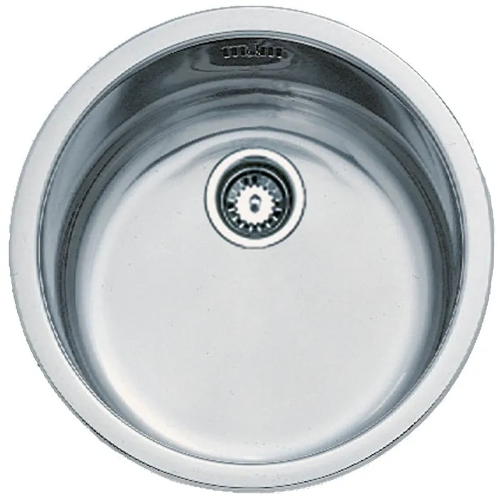 Teka Évier Encastrable en Acier Inoxydable Poli, Cuve Ronde, 45 cm Meuble Teka Évier Encastrable en Acier Inoxydable Poli, Cuve Ronde, 45 cm Meuble